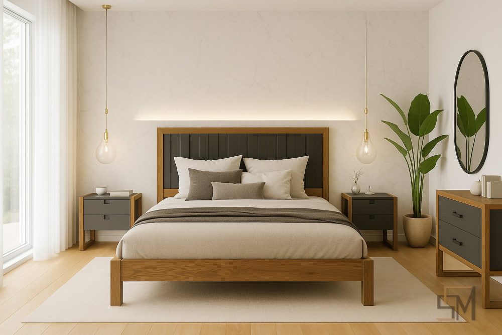 Quarto Minimalista em Branco — Safermóvel
