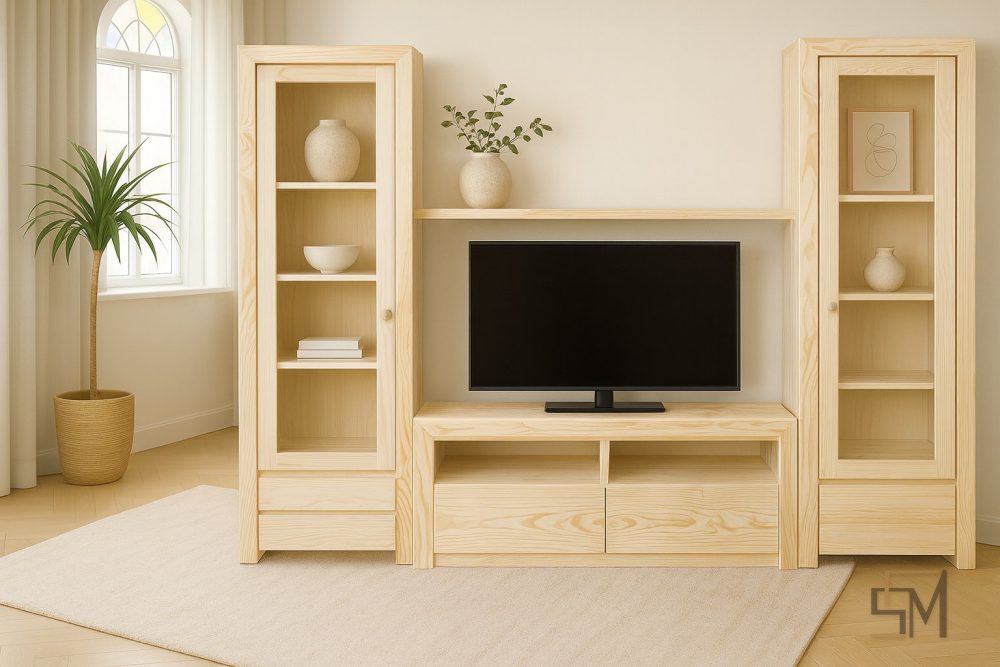 Estante e Móvel de TV em Pinho — Safermóvel